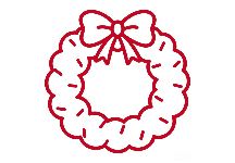 CHRISTMAS DECOR （ribbon/bow）