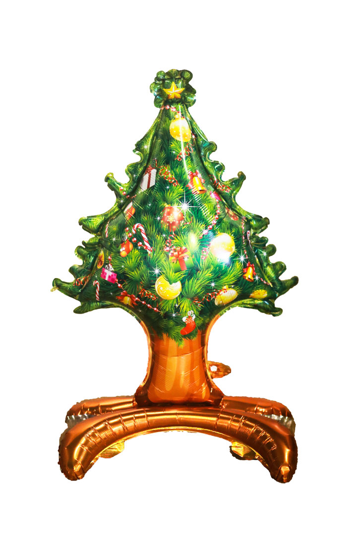 Christmas tree aluminized film balloons